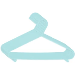 Bieco Kleiderbügel 8er Set, Türkis