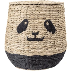 BloomingvilleMINI Korb Mit Deckel Youl Wasserhyazinthe Natur