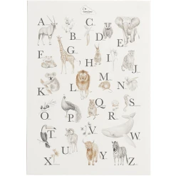 Cam Cam Copenhagen Cam Cam® COPENHAGEN Alphabet Poster Tiere & Pflanzen