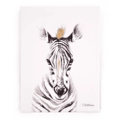 CHILDHOME Ölgemälde Zebra 30 X 40 Cm