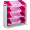 Delta Children Spielzeugkiste 12 Behälter Weiß/rosa -Bieco-Shop delta children spielzeugkiste 12 behaelter weiss rosa a405430
