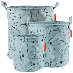 Done By Deer™ Aufbewahrungskörbe Contour 3-tlg., Blau