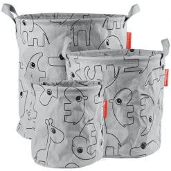 Done By Deer™ Aufbewahrungskörbe Contour 3-tlg., Grau