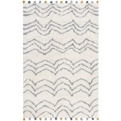 Esprit Kinderteppich Circus Blau Beige