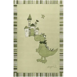 Esprit Kinderteppich Dragon & Castle Grün