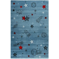 Esprit Kinderteppich Yoda Blau