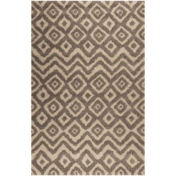 Esprit Kurzflorteppich Africa Ethnic Taupe