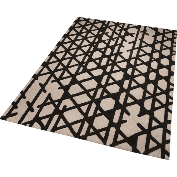 Esprit Kurzflorteppich Artisan Pop Schwarz/weiss 4 Esprit Kurzflorteppich Artisan Pop Schwarz/weiss - Image 2