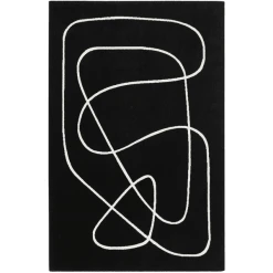 Esprit Kurzflorteppich Artist Schwarz