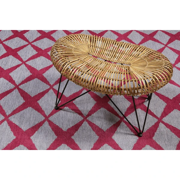 Esprit Kurzflorteppich CALEDON Grau Rot 6 Esprit Kurzflorteppich CALEDON Grau Rot - Image 4