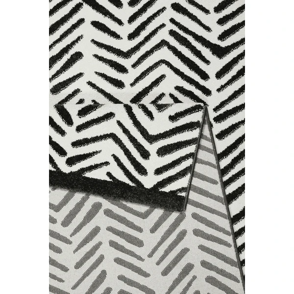 Esprit Kurzflorteppich Congo Schwarz/weiss 5 Esprit Kurzflorteppich Congo Schwarz/weiss - Image 3
