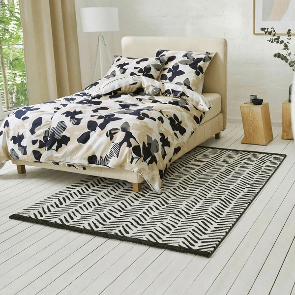 Esprit Kurzflorteppich Congo Schwarz/weiss 6 Esprit Kurzflorteppich Congo Schwarz/weiss - Image 4