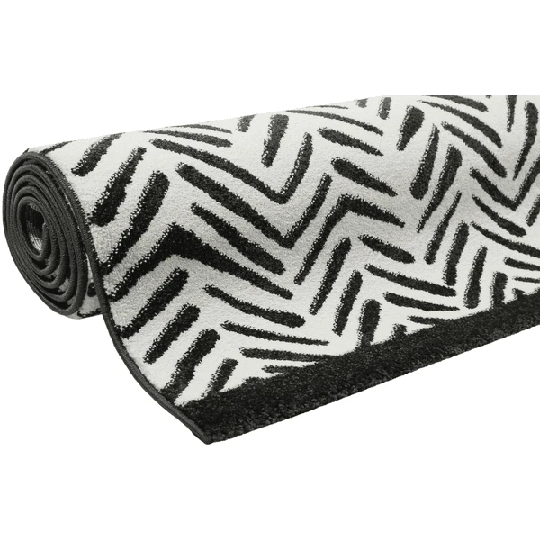 Esprit Kurzflorteppich Congo Schwarz/weiss 8 Esprit Kurzflorteppich Congo Schwarz/weiss - Image 6