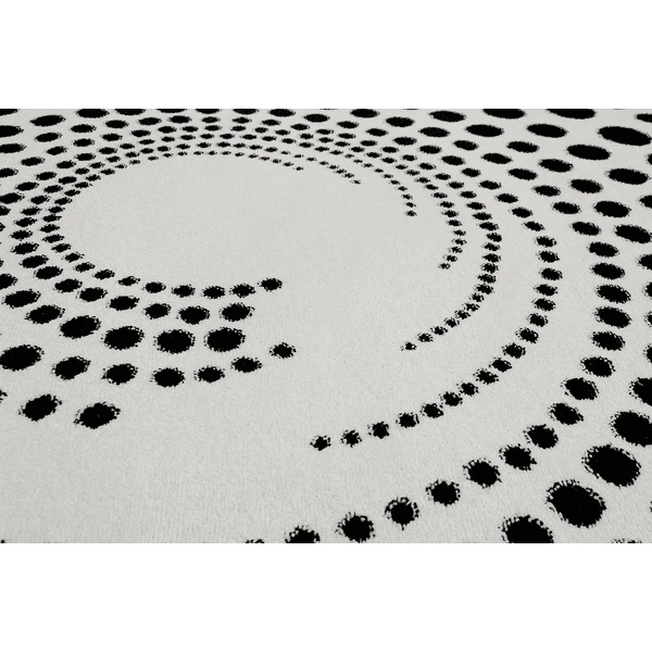 Esprit Kurzflorteppich Eddy Schwarz Weiss 5 Esprit Kurzflorteppich Eddy Schwarz Weiss - Image 3