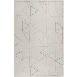 Esprit Kurzflorteppich Function Hell Grau