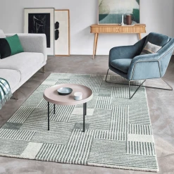 Esprit Kurzflorteppich Joshua Trees Grün -Bieco-Shop esprit kurzflorteppich joshua trees gruen a373228 1