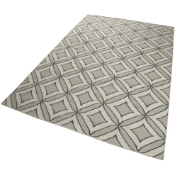 Esprit Kurzflorteppich Kian Kelim Grau -Bieco-Shop esprit kurzflorteppich kian kelim grau a372791 1