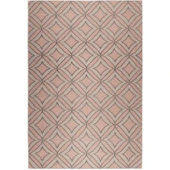 Esprit Kurzflorteppich Kian Kelim Rose