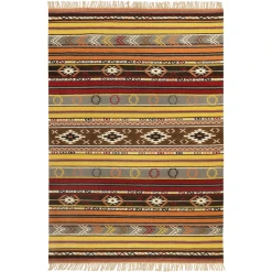 Esprit Kurzflorteppich Mahal Multicolor