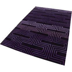 Esprit Kurzflorteppich Matrix Lila -Bieco-Shop esprit kurzflorteppich matrix lila a373064 1