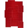 Esprit Kurzflorteppich Puzzle Rot -Bieco-Shop esprit kurzflorteppich puzzle rot a383362