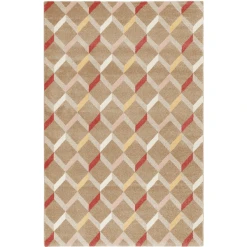 Esprit Kurzflorteppich Rica Braun