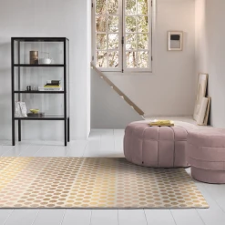 Esprit Kurzflorteppich Spotted Stripe Beige Rosa Gelb -Bieco-Shop esprit kurzflorteppich spotted stripe beige rosa gelb a373217 4