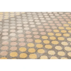 Esprit Kurzflorteppich Spotted Stripe Taupe/gelb/rosa -Bieco-Shop esprit kurzflorteppich spotted stripe taupe gelb rosa a373219 3