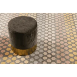 Esprit Kurzflorteppich Spotted Stripe Taupe/gelb/rosa -Bieco-Shop esprit kurzflorteppich spotted stripe taupe gelb rosa a373219 6