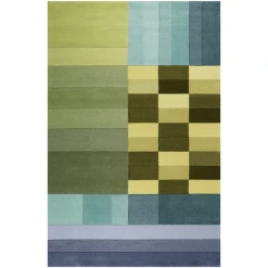 Esprit Kurzflorteppich Various Box Grün