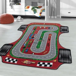 Giancasa Autoteppich Kinderzimmer Spielteppich Kinderteppich Kurzflorteppich 2907 Red -Bieco-Shop giancasa autoteppich kinderzimmer spielteppich kinderteppich kurzflorteppich 2907 red a366161 5