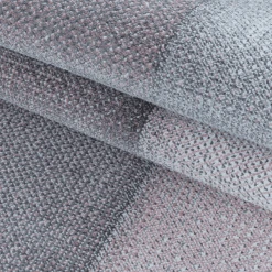 Giancasa Designteppich Kariert Wohnzimmer Kurzflorteppich Pflegeleicht 4202 PINK -Bieco-Shop giancasa designteppich kariert wohnzimmer kurzflorteppich pflegeleicht 4202 pink a366322 1