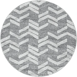 Giancasa Designteppich Zickzackmuster Wohnzimmer Flachflorteppich 3D 4705 Grey -Bieco-Shop giancasa designteppich zickzackmuster wohnzimmer flachflorteppich 3d 4705 grey a366375 2