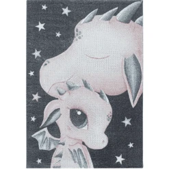 Giancasa Drachenteppich Kinderteppich Kinderzimmer Kurzflorteppich Babyzimmer 2107 PINK -Bieco-Shop giancasa drachenteppich kinderteppich kinderzimmer kurzflorteppich babyzimmer 2107 pink a366116 2