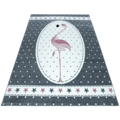 Giancasa Flamingo Kinderteppich Rosa Kurzflorteppich Kinderzimmer 630 Pink -Bieco-Shop giancasa flamingo kinderteppich rosa kurzflorteppich kinderzimmer 630 pink a366432 5