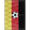 Giancasa Fußballteppich Fußball Kinderzimmer Kinderteppich Kurzflorteppich 2912 Red -Bieco-Shop giancasa fussballteppich fussball kinderzimmer kinderteppich kurzflorteppich 2912 red a366166