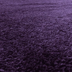 Giancasa Hochflorteppich Langflorteppich Uni Kuschelig Wohnzimmer 3500 Lila