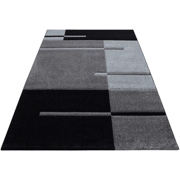 Giancasa Kurzflorteppich Designteppich Streifenmuster 3D Wohnzimmer 1310 Grau 8 Giancasa Kurzflorteppich Designteppich Streifenmuster 3D Wohnzimmer 1310 Grau - Image 6