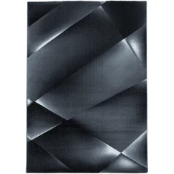 Giancasa Kurzflorteppich Gestreift Wohnzimmer Schlafzimmer Flachflorteppich 3527 BLACK -Bieco-Shop giancasa kurzflorteppich gestreift wohnzimmer schlafzimmer flachflorteppich 3527 black a366238 2