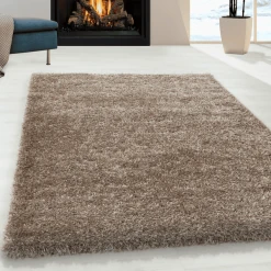 Giancasa Kuschelig Hochflorteppich Weich Shaggy Wohnzimmer 4200 Taupe -Bieco-Shop giancasa kuschelig hochflorteppich weich shaggy wohnzimmer 4200 taupe a366309 3