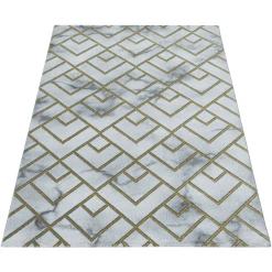 Giancasa Marmor Kurzflorteppich Flachflorteppich Schlafzimmer Wohnzimmer 3813 GOLD -Bieco-Shop giancasa marmor kurzflorteppich flachflorteppich schlafzimmer wohnzimmer 3813 gold a366277 17
