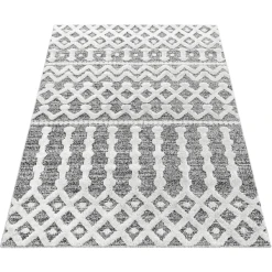 Giancasa Muster Kurzflorteppich Flachflorteppich Schlafzimmer Wohnzimmer 4710 Grey -Bieco-Shop giancasa muster kurzflorteppich flachflorteppich schlafzimmer wohnzimmer 4710 grey a366380 5