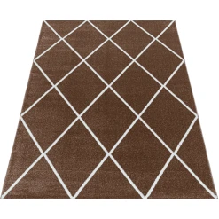 Giancasa Rautenmuster Kurzflorteppich Flachflorteppich Schlafzimmer Wohnzimmer 4601 LILA -Bieco-Shop giancasa rautenmuster kurzflorteppich flachflorteppich schlafzimmer wohnzimmer 4601 lila a366357 14