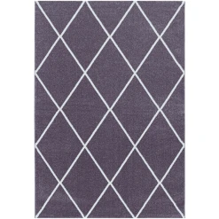 Giancasa Rautenmuster Kurzflorteppich Flachflorteppich Schlafzimmer Wohnzimmer 4601 LILA -Bieco-Shop giancasa rautenmuster kurzflorteppich flachflorteppich schlafzimmer wohnzimmer 4601 lila a366357 22