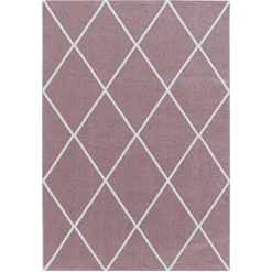 Giancasa Rautenmuster Kurzflorteppich Flachflorteppich Schlafzimmer Wohnzimmer 4601 LILA -Bieco-Shop giancasa rautenmuster kurzflorteppich flachflorteppich schlafzimmer wohnzimmer 4601 lila a366357 28