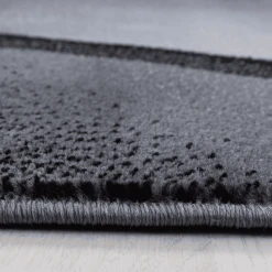 Giancasa Schlafzimmer Wohnzimmer Flachflorteppich Muster Kurzflorteppich 8010 BLACK -Bieco-Shop giancasa schlafzimmer wohnzimmer flachflorteppich muster kurzflorteppich 8010 black a366466 6