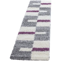 Giancasa Shaggy Hochflorteppich Gestreift Langflor Wohnzimmer 2505 RED -Bieco-Shop giancasa shaggy hochflorteppich gestreift langflor wohnzimmer 2505 red a366122 15