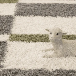 Giancasa Shaggy Hochflorteppich Gestreift Langflor Wohnzimmer 2505 RED -Bieco-Shop giancasa shaggy hochflorteppich gestreift langflor wohnzimmer 2505 red a366122 20