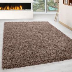 Giancasa Shaggy Hochflorteppich Langflor Wohnzimmer Schlafzimmer 1500 Mocca -Bieco-Shop giancasa shaggy hochflorteppich langflor wohnzimmer schlafzimmer 1500 mocca a379803 4