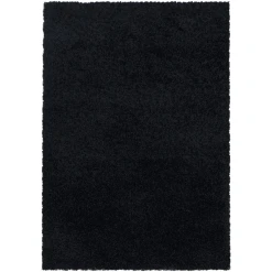 Giancasa Shaggy Hochflorteppich Uni Wohnzimmer Langflorteppich 3000 BLACK -Bieco-Shop giancasa shaggy hochflorteppich uni wohnzimmer langflorteppich 3000 black a366174 8